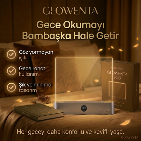 Glowenta™ Ayarlanabilir Kitap Arası Okuma Işığı