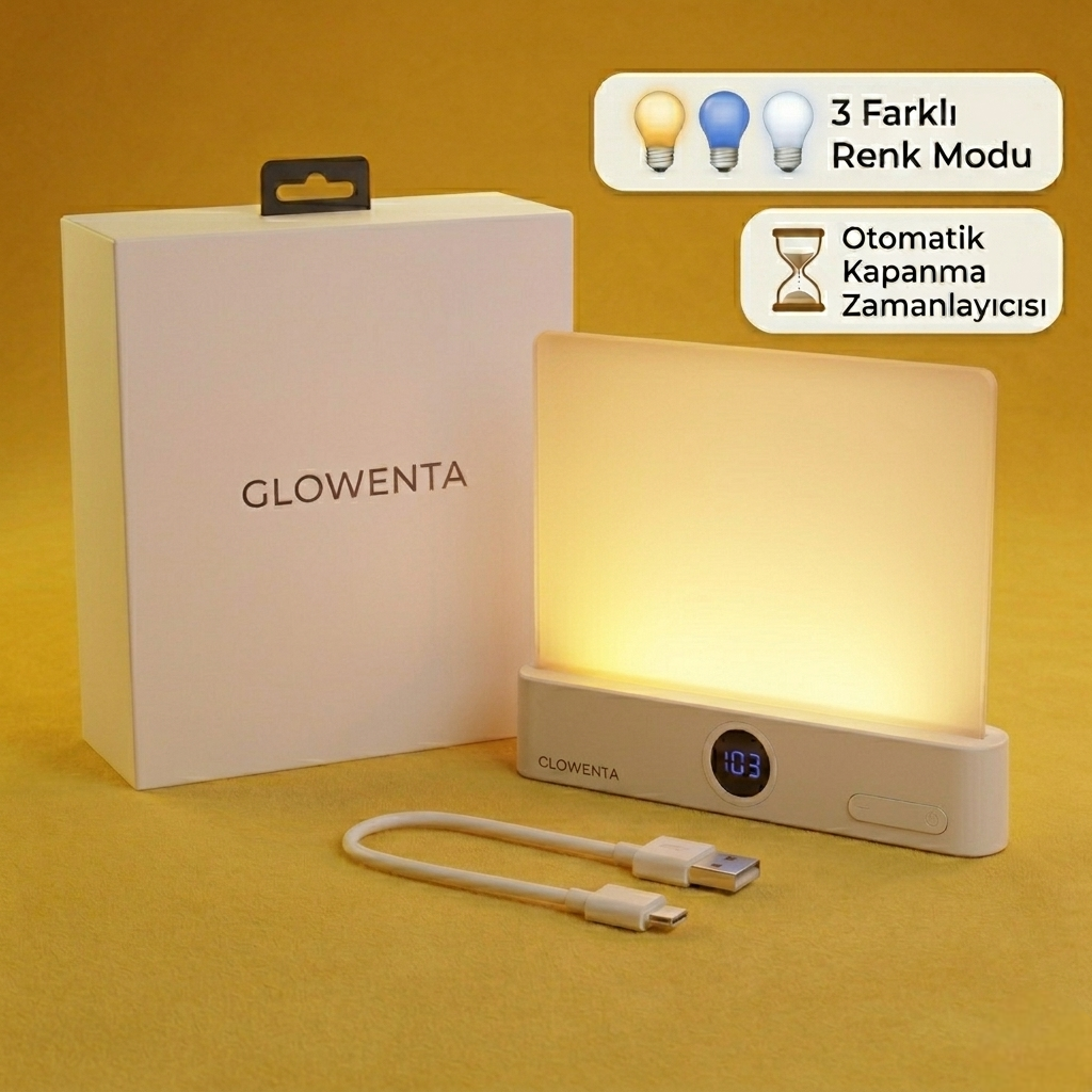 Glowenta™ Ayarlanabilir Kitap Arası Okuma Işığı